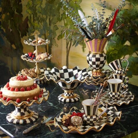 Courtly Check Ceramic Mug