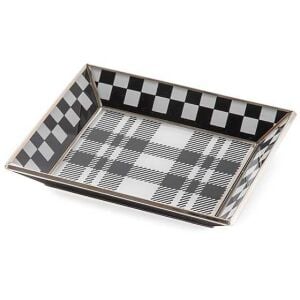 Black & White Tartan Small Tray