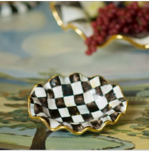 Courtly Check Small Oval Dish