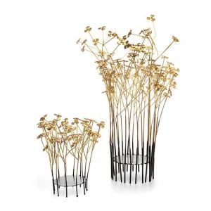 In Bloom Pillar Candle Holder - Small