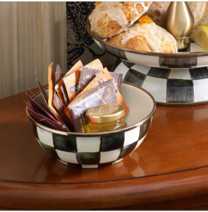 Courtly Check Enamel Everyday Bowl