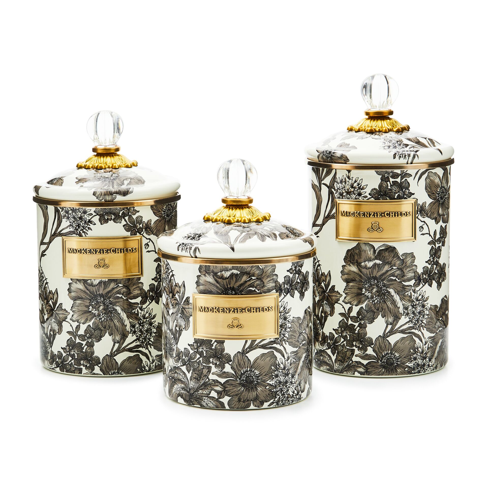 Sterling English Garden Large Canister