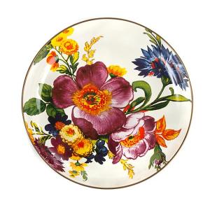 White Flower Market Abundant Bowl