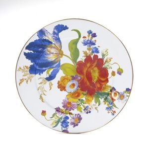 Flower Market Serving Platter - White