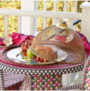 Flower Market Serving Platter - White