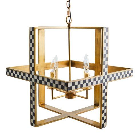 Courtly Cube Chandelier