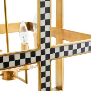 Courtly Cube Chandelier