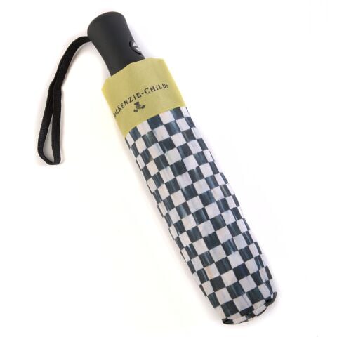Courtly Check Travel Umbrella
