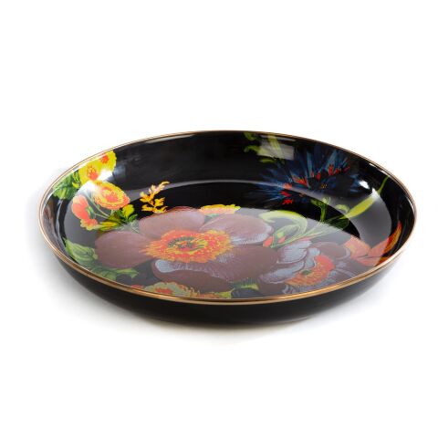 Flower Market Abundant Bowl - Black