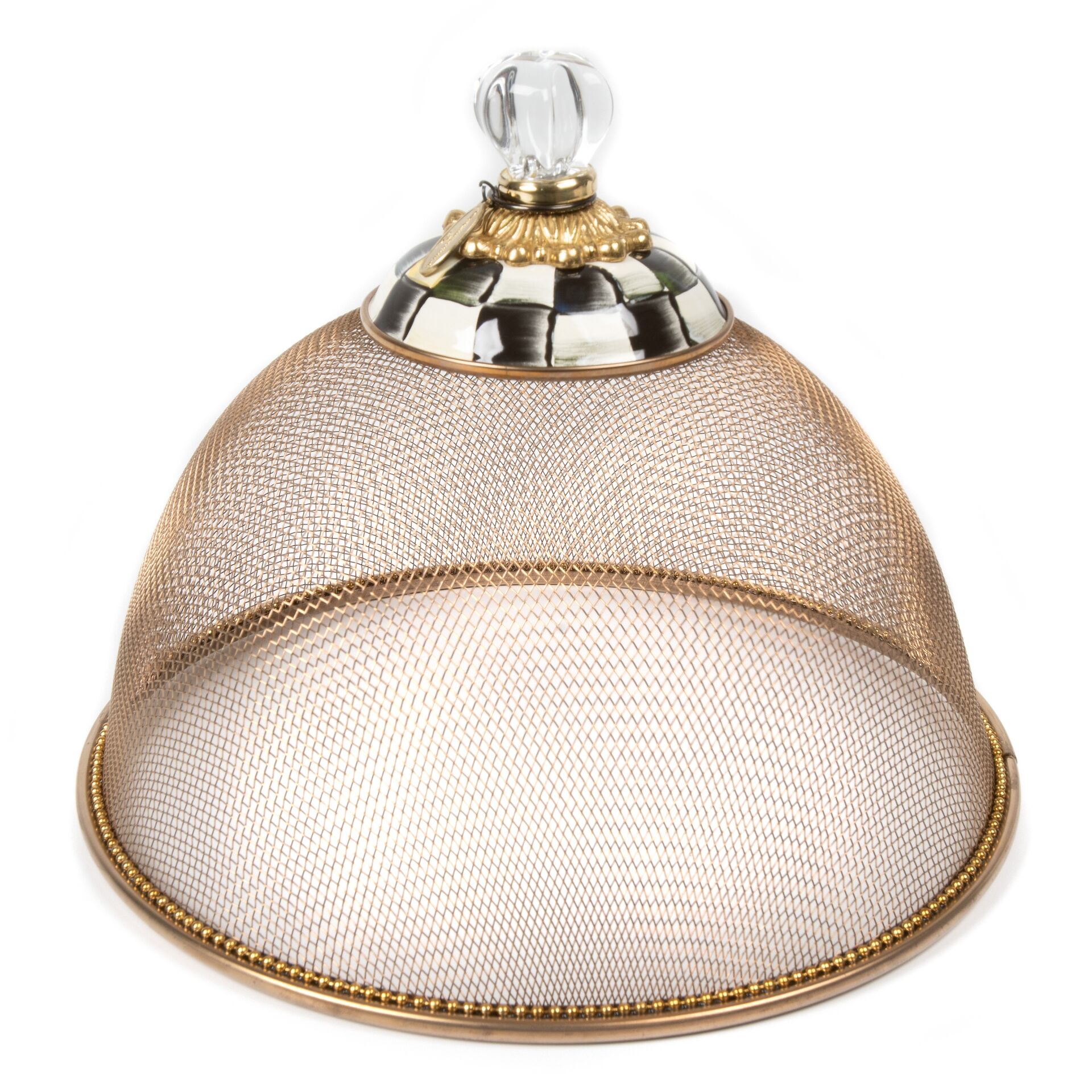 Courtly Check Small Mesh Dome