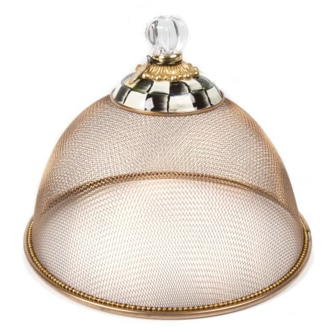 Courtly Check Small Mesh Dome