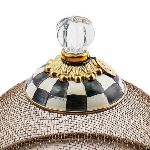 Courtly Check Small Mesh Dome