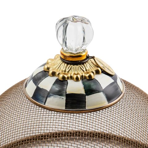 Courtly Check Small Mesh Dome