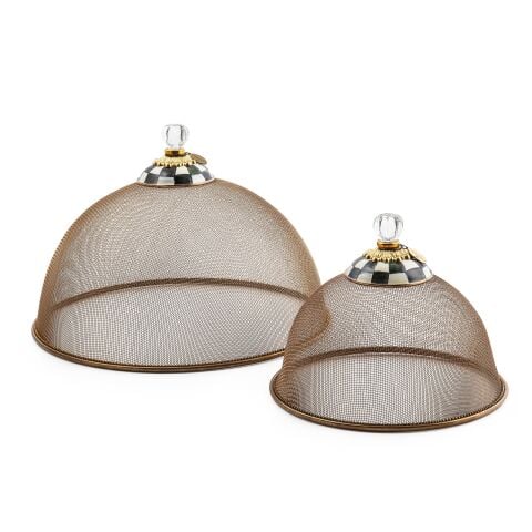 Courtly Check Small Mesh Dome