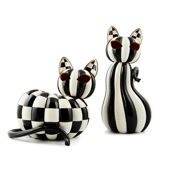 Courtly Stripe Illuminated Cat