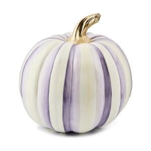 Violet Stripe Medium Pumpkin