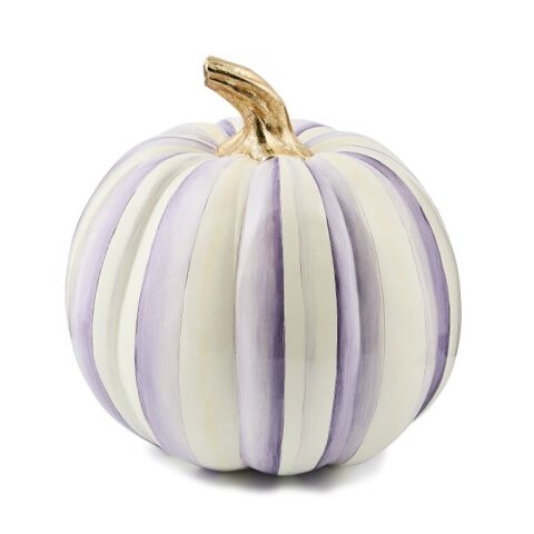 Violet Stripe Medium Pumpkin