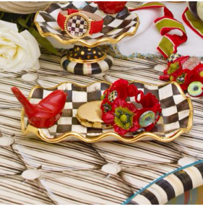 Courtly Check Vanity Tray