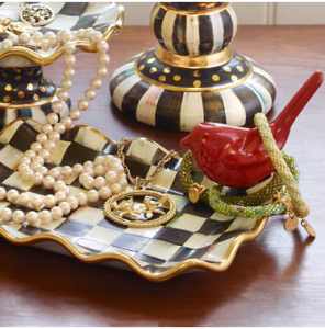Courtly Check Vanity Tray