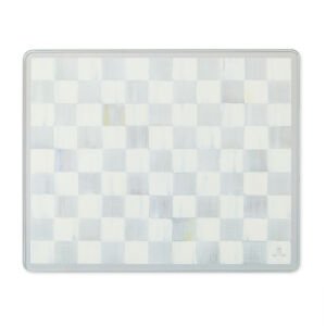 Sterling Check Glass Cutting Boards, Set of 2