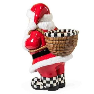 Granny Kitsch Santa Planter