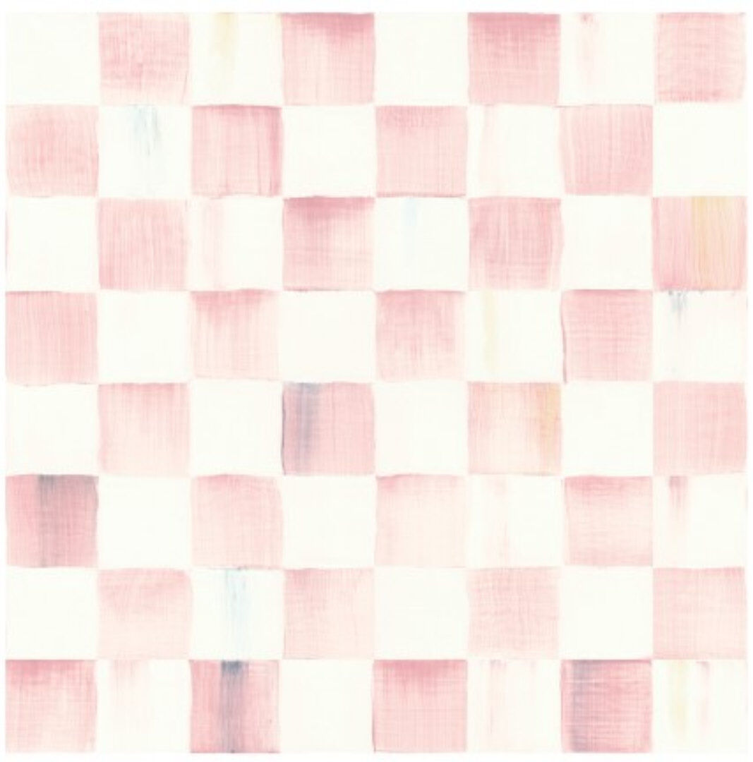 Rosy Check Wallpaper
