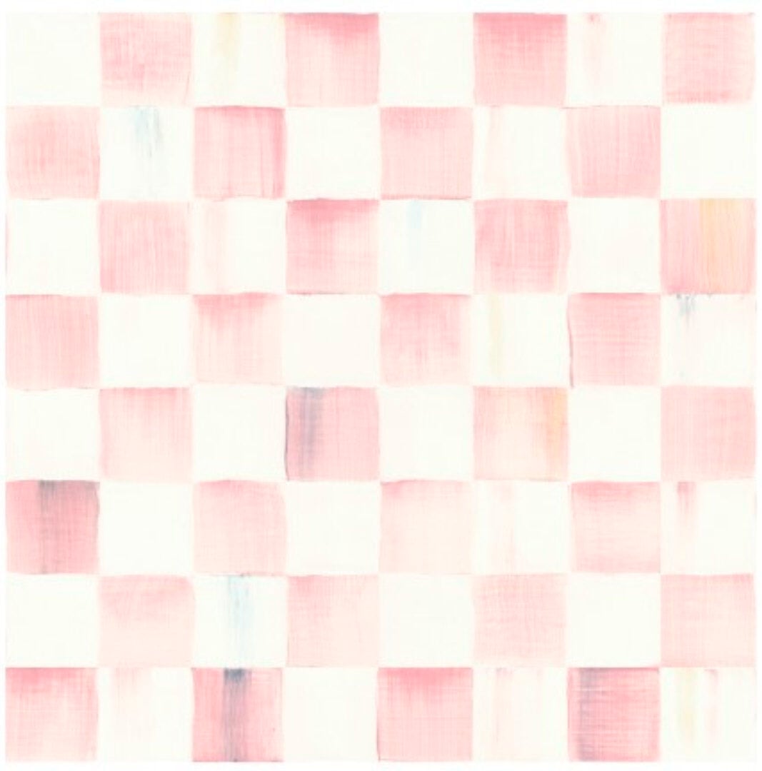 Rosy Check Wallpaper