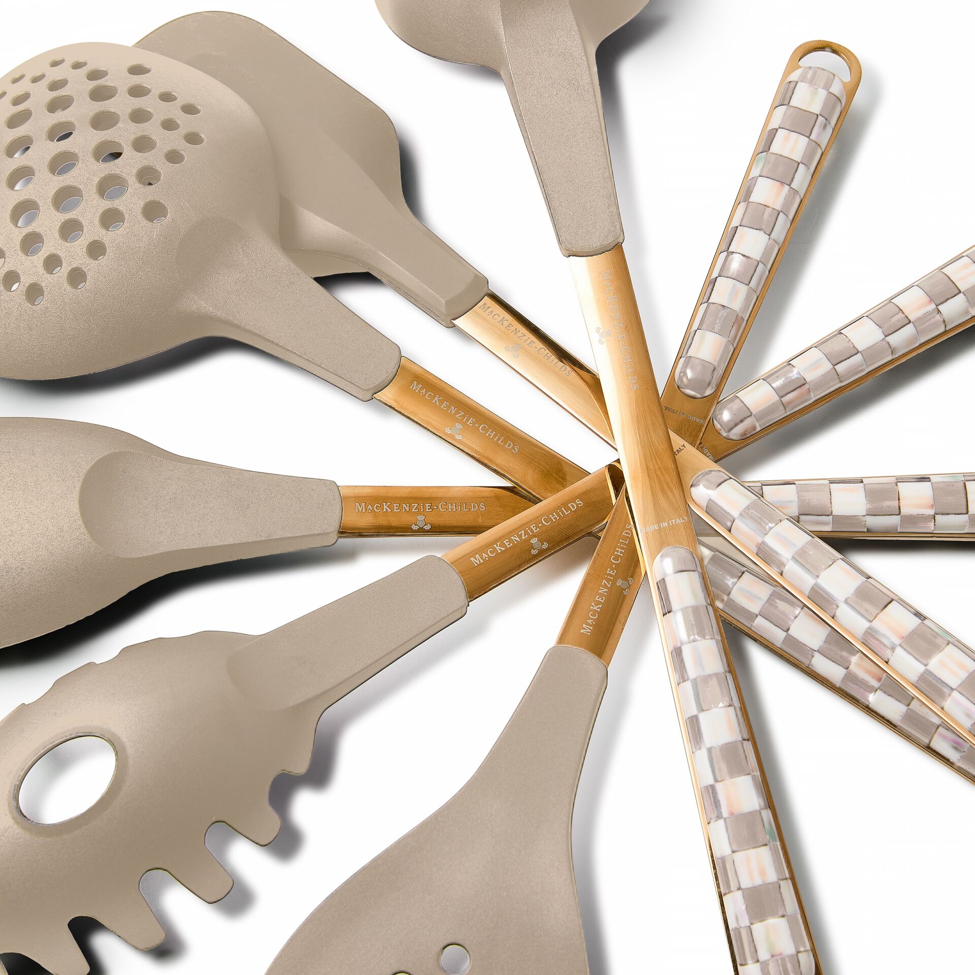 Mocha Check Ladle