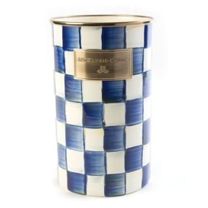 Royal Check Utensil Holder