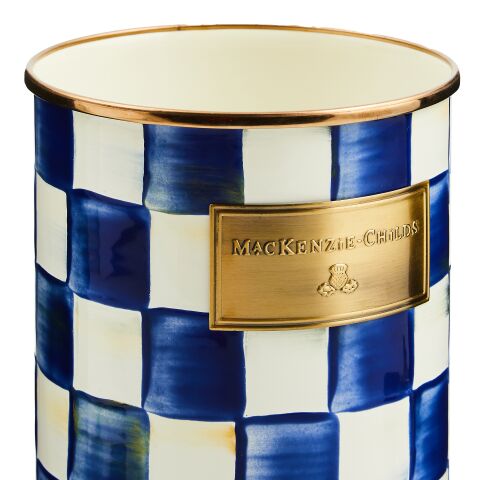 Royal Check Utensil Holder