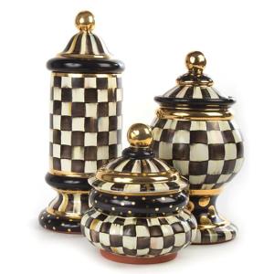 Courtly Check Groovy Canister