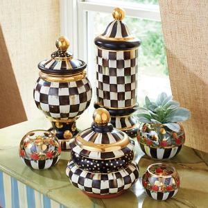 Courtly Check Groovy Canister
