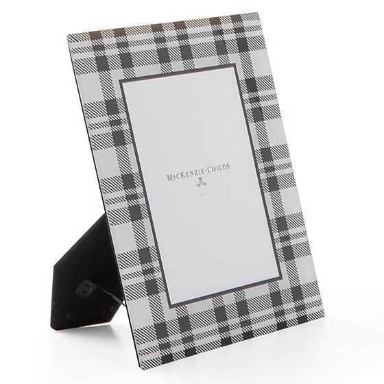 Black & White Tartan Frame - 13 cm x 18 cm