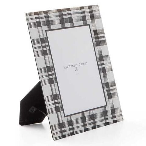 Black & White Tartan Frame - 13 cm x 18 cm