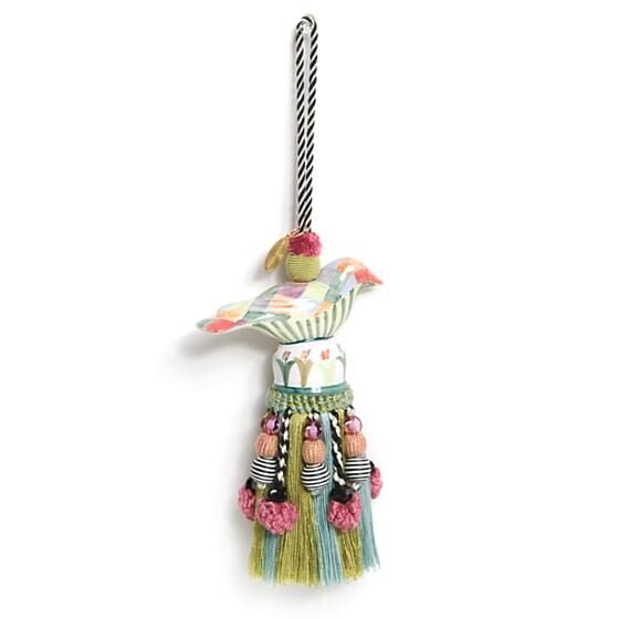 Ceramic Bird Tassel - Harlequin