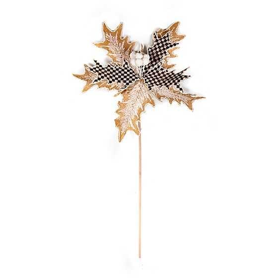 Farmhouse Poinsettia Pick