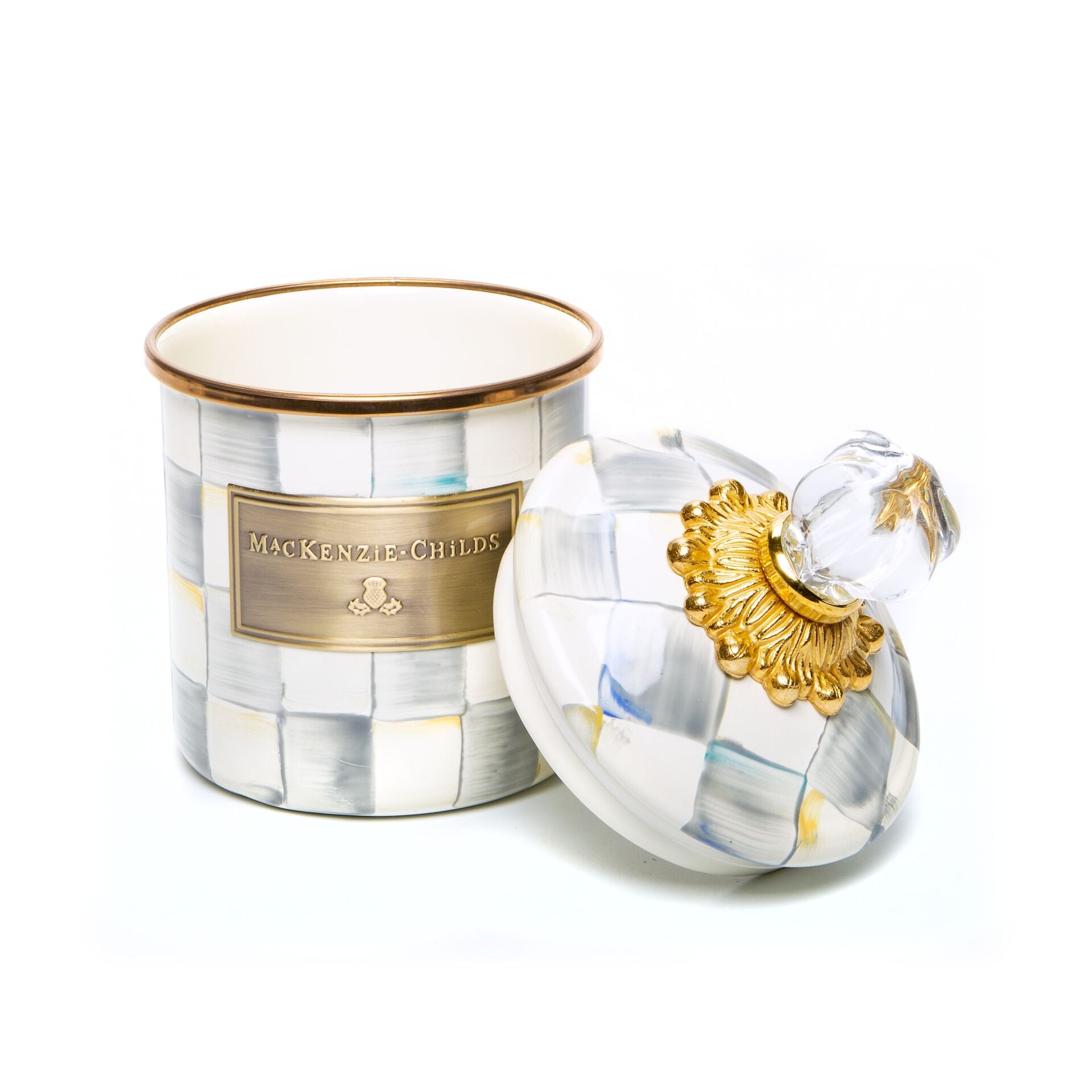 Sterling Check Demi Canister