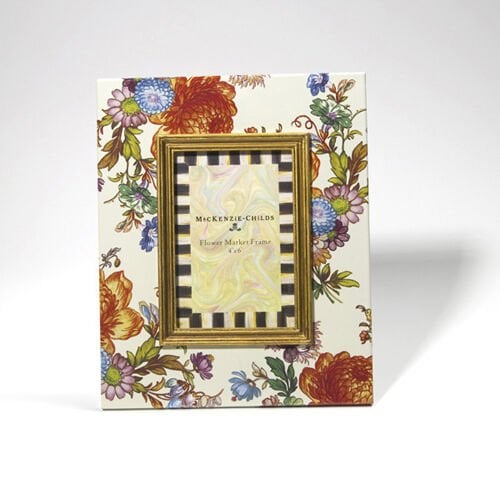 Flower Market 4'' x 6'' Frame - White