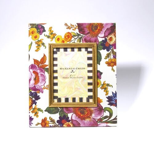 Flower Market 5'' x 7'' Frame - White