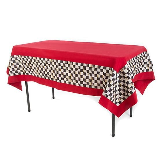 Courtly Check Red Tablecloth - Small