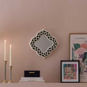 Courtly Quatriflower Small Wall Mirror