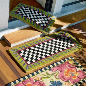 Courtly Check Entrance Mat