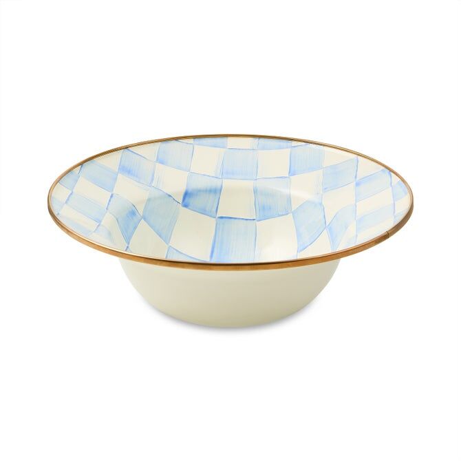 Sky Check Serving Bowl