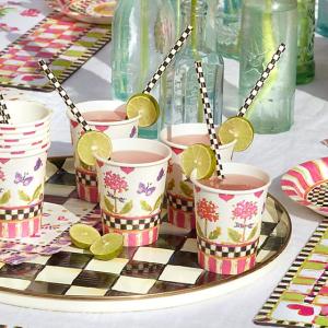 Courtly Check Round Tray