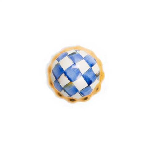 Royal Check Petit Four Round Knob