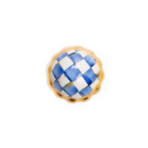 Royal Check Petit Four Round Knob