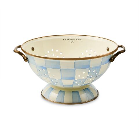 Sky Check Small Colander