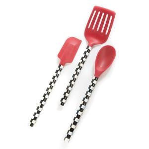 Courtly Check Slotted Turner - Red