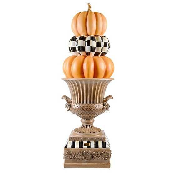 Fall On The Farm Stacked Pumpkin Trophy Urn