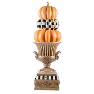 Fall On The Farm Stacked Pumpkin Trophy Urn